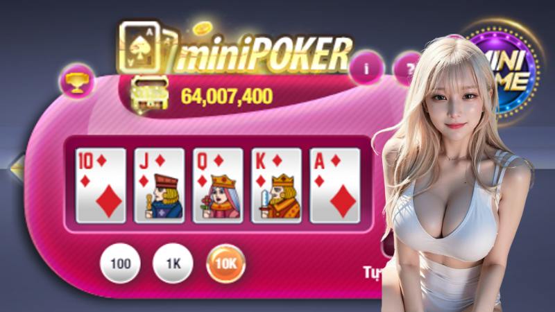 Nổ Hũ Mini Poker Nơi Trải Nghiệm Phiêu Lưu Đầy Những Phần Thưởng Lớn